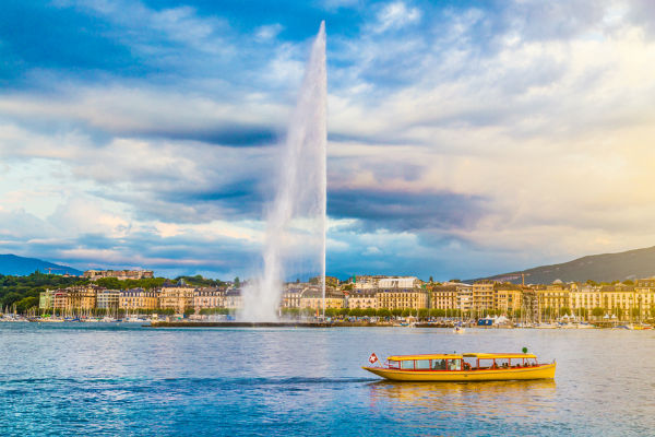 La fontana simbolo di Ginevra si è spenta