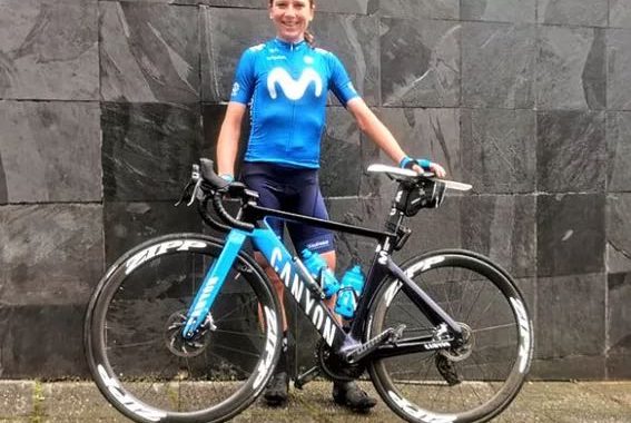 Ciclismo femminile, Annemiek van Vleuten con la maglia Movistar