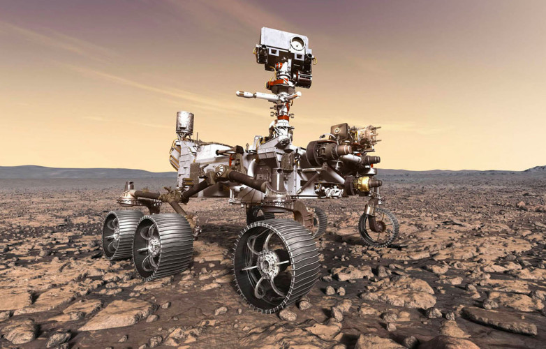 Video a 360 gradi del lander su Marte della NASA